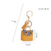 Wholesale Metal Leather Owl Coin Purse Keychain