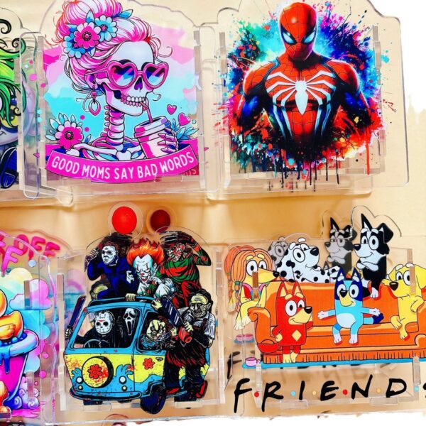 O1CN01GpZsbt1eFgfW76AWD_2214294593842-0-cib Wholesale 10cm Popular Cartoon DIY Acrylic Pen Holder OLY Exclusive