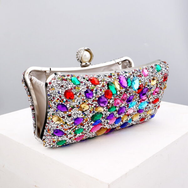 Wholesale Polyester Diamond Evening Bag