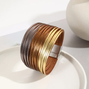 Golden brown gray layering