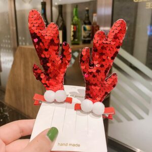 Red antlers (1 pair)