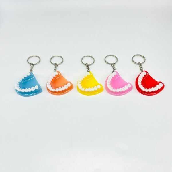 Wholesale Resin Teeth Creative Key Chains