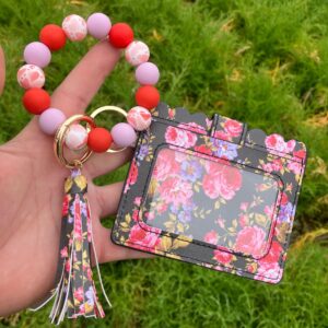 Red flower on black background