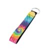 Wholesale Webbing Boho Tie Dye Lanyard Keychain