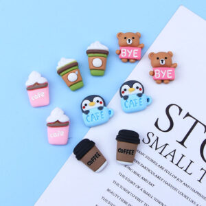 Wholesale Letter Bear Ice Cream Resin Cream Glue Phone Case