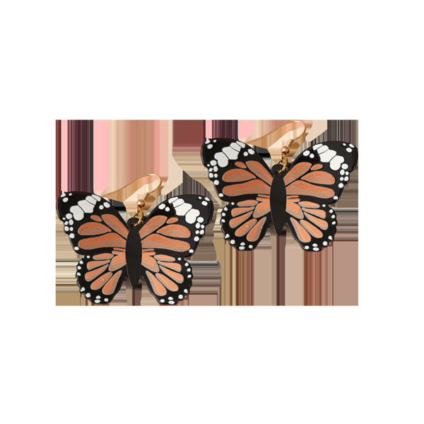 Wholesale Butterfly Acrylic Stereoscopic Insect Earrings