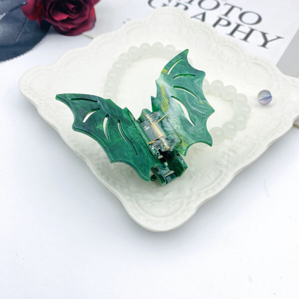 Wholesale Acetate Halloween Bat Hair Clips