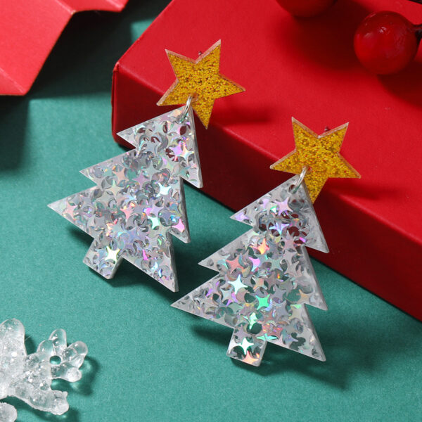 Wholesale Light Luxury, High-end Christmas Design, Niche Fashion Earrings