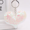 Wholesale Colorful Sequin Love Keychain