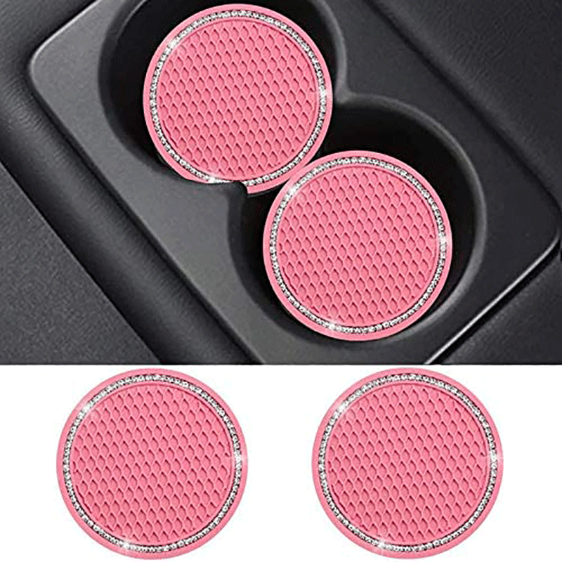 Wholesale Water Coaster PVC Diamond Coaster Round Storage Mat