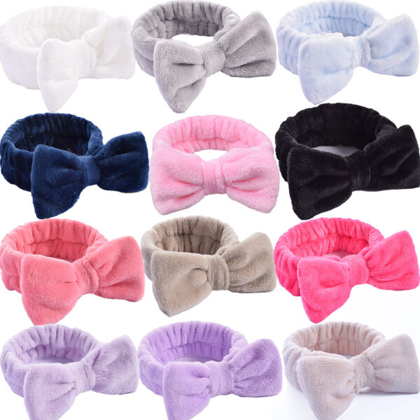 Wholesale Plush Hair Wash Headband