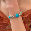 Wholesale Turquoise Butterfly Turtle Alloy Bracelet