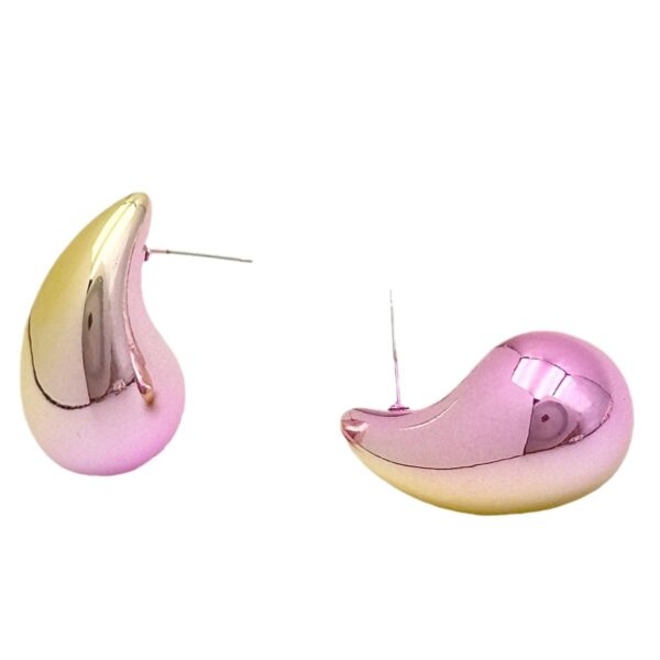 Wallesar Acrylic Gradient Ufu Galvanized Candy Glossy Drop Earrings