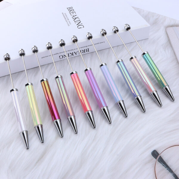 O1CN01HA9zW22JfhOF1Zg6l_3895819449-0-cib-1 Wholesale Beadable Pens Diy UV Electroplating Seven Color Ballpoint Pen