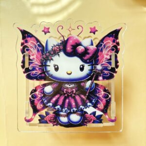 B192-purple hello kitty pen holder