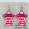 Wholesale Valentine's Day Earrings English Letters LOVE Love Acrylic Earrings