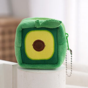 3d square avocado / 8cm wide and 6cm high