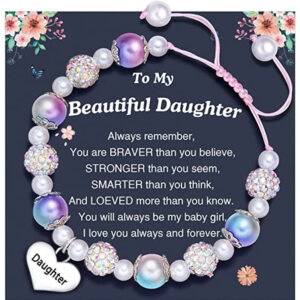 Lettering Daughter + Blue Purple + Daughter card