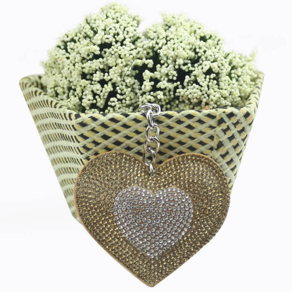 O1CN01HE9Ngo1a87S6HxSaZ_2214423013284-0-cib Wholesale Zinc Alloy Diamond Heart Keychain