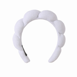 White headband (towel velvet)