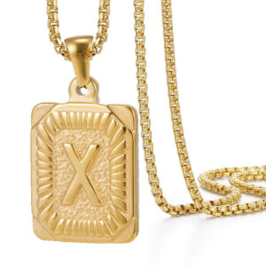 Gold X (with chain)