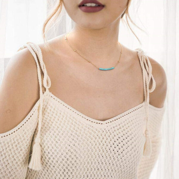 O1CN01HGOhM31OsaEkBdk4y_3900171761-0-cib Wholesale Turquoise Fashion Copper Plated 14k Gold Necklace