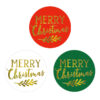 Wholesale Coated Paper Self-adhesive Christmas Stickers