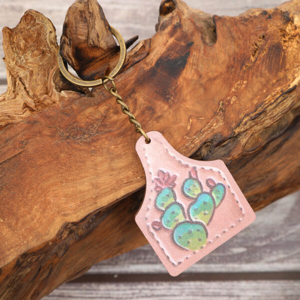 Wholesale of Western Style Leather Keychains