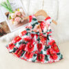 Wholesale Little Girl Cotton Chiffon Dress Baby Clothes