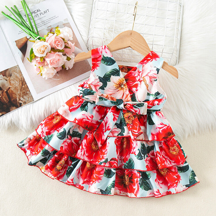 Wholesale Little Girl Cotton Chion ess Baby Clothes