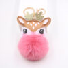 Wholesale Christmas Cute Fawn Plush Keychain