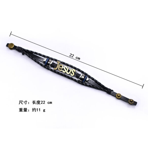 Wholesale Braided Vintage Leather Bracelet