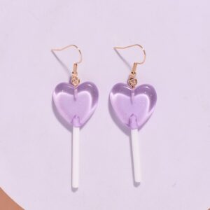Purple Earrings