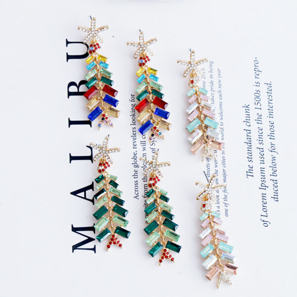 O1CN01HPDvpC1K1DjtM5Rj4_2863701103-0-cib Wholesale Christmas Alloy Diamond Christmas Tree Earrings