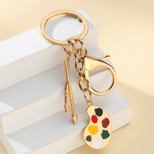 Wholesale Palette Metal Keychain
