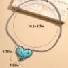 Wholesale Alloy Love Turquoise Necklace