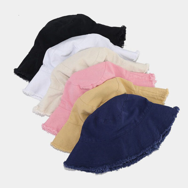 Wholesale Washed Cotton New Fringe Fisherman Hat