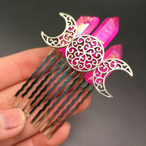 Rose +10 tooth hair comb