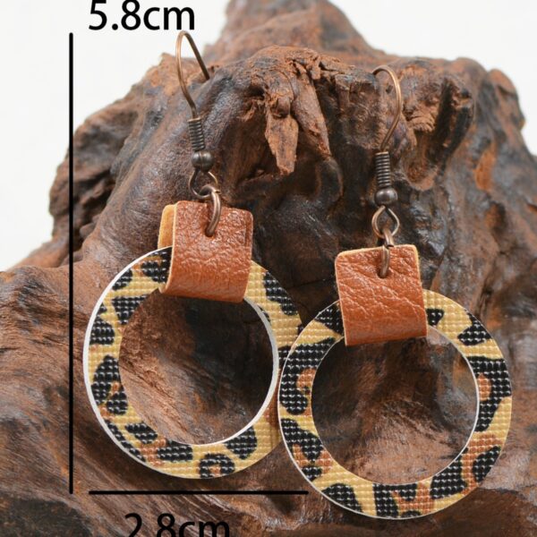 O1CN01HTvtRi2HKyM4nlHSK_3294559133-0-cib Wholesale Flower Leopard Print Abstract Painting Graffiti Hollow Circular Leather Earrings