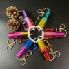 Wholesale gradient color high-end trendy fashion Mini Tumbler Cup Keychains