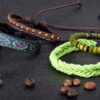 O1CN01HUuHlA2LdWn37yPGJ_2578749715-0-cib Wholesale Nepalese Handmade Wooden Beads Leather Multi-layer Woven Bracelet Set