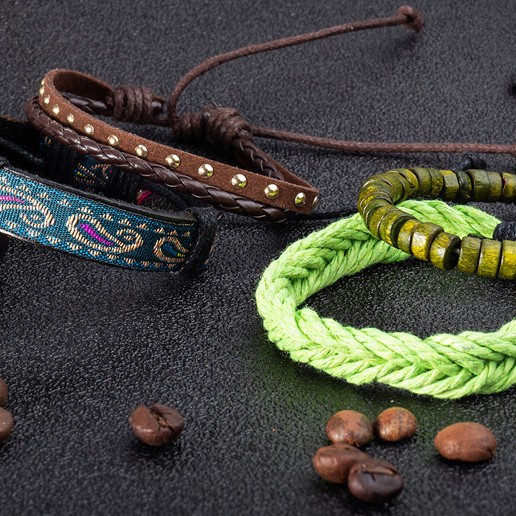 O1CN01HUuHlA2LdWn37yPGJ_2578749715-0-cib Wholesale Nepalese Handmade Wooden Beads Leather Multi-layer Woven Bracelet Set