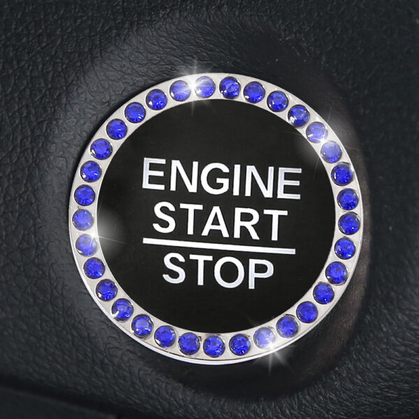 Wholesale Zinc Alloy Diamond-studded One-button Start Button