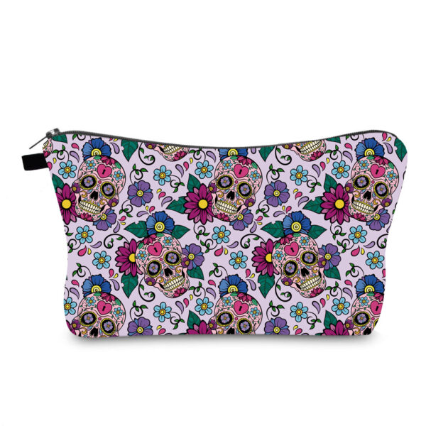 O1CN01HWae1G1Dna3EKrt3k_2690870261-0-cib Wholesale Polyester Printing Skull Makeup Storage Bag