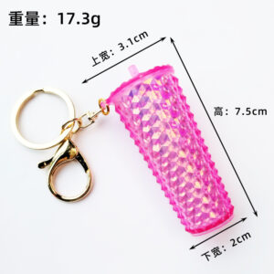 Pink durian cup gold buckle / 200