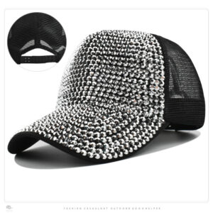 Black-Silver Diamond (Net) / (54-60CM) adjustable
