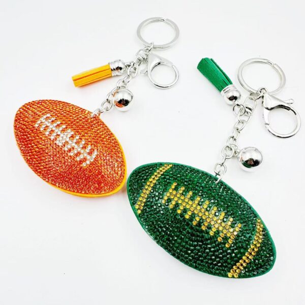Wholesale Alloy Diamond Inlaid Football, Basketball, Volleyball, Baseball Keychains