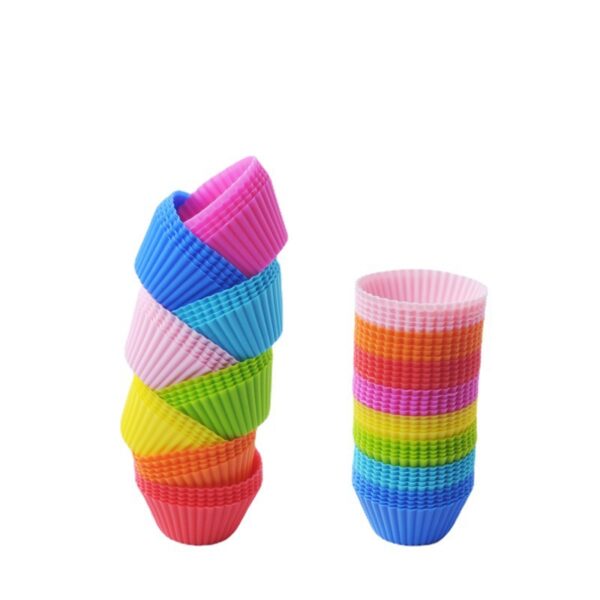 Wholesale Silicone Round 7cm Cake Cup