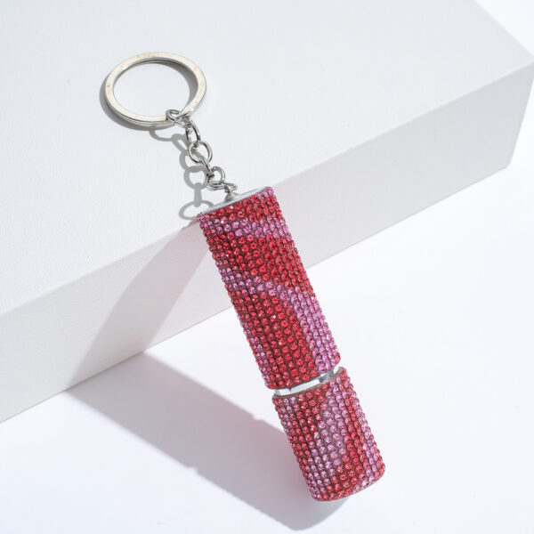 O1CN01HbtFrY2FWIlwCB6cq_2217187058887-0-cib Wholesale Colorful Leopard Print Rhinestone Perfume Bottle Portable Multifunctional Keychain