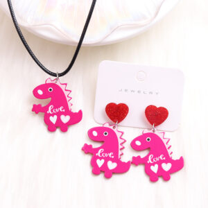 Double Love rose dinosaur-suit